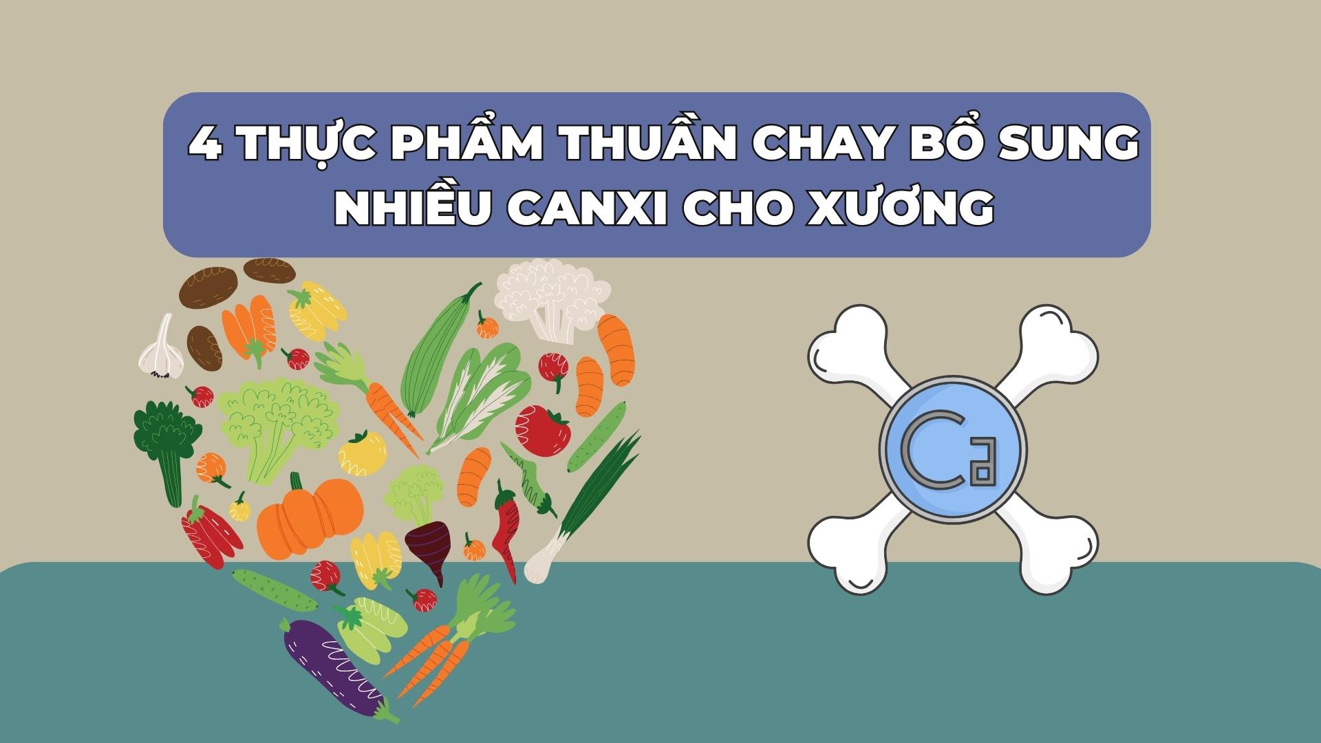 4 vegan foods that provide lots of calcium for bones