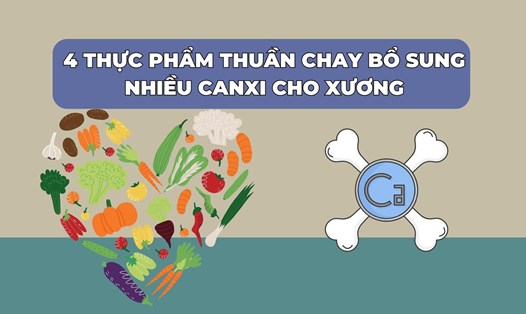4 thực phẩm thuần chay bổ sung nhiều canxi cho xương