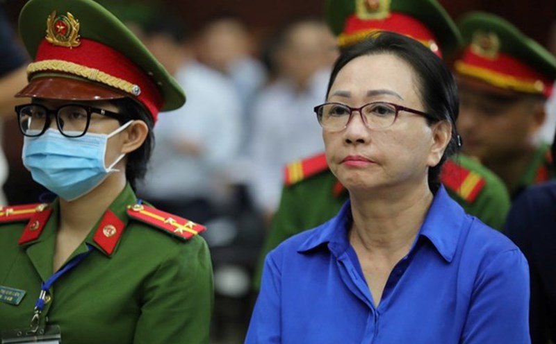 Defendant Truong My Lan. Photo: Anh Tu