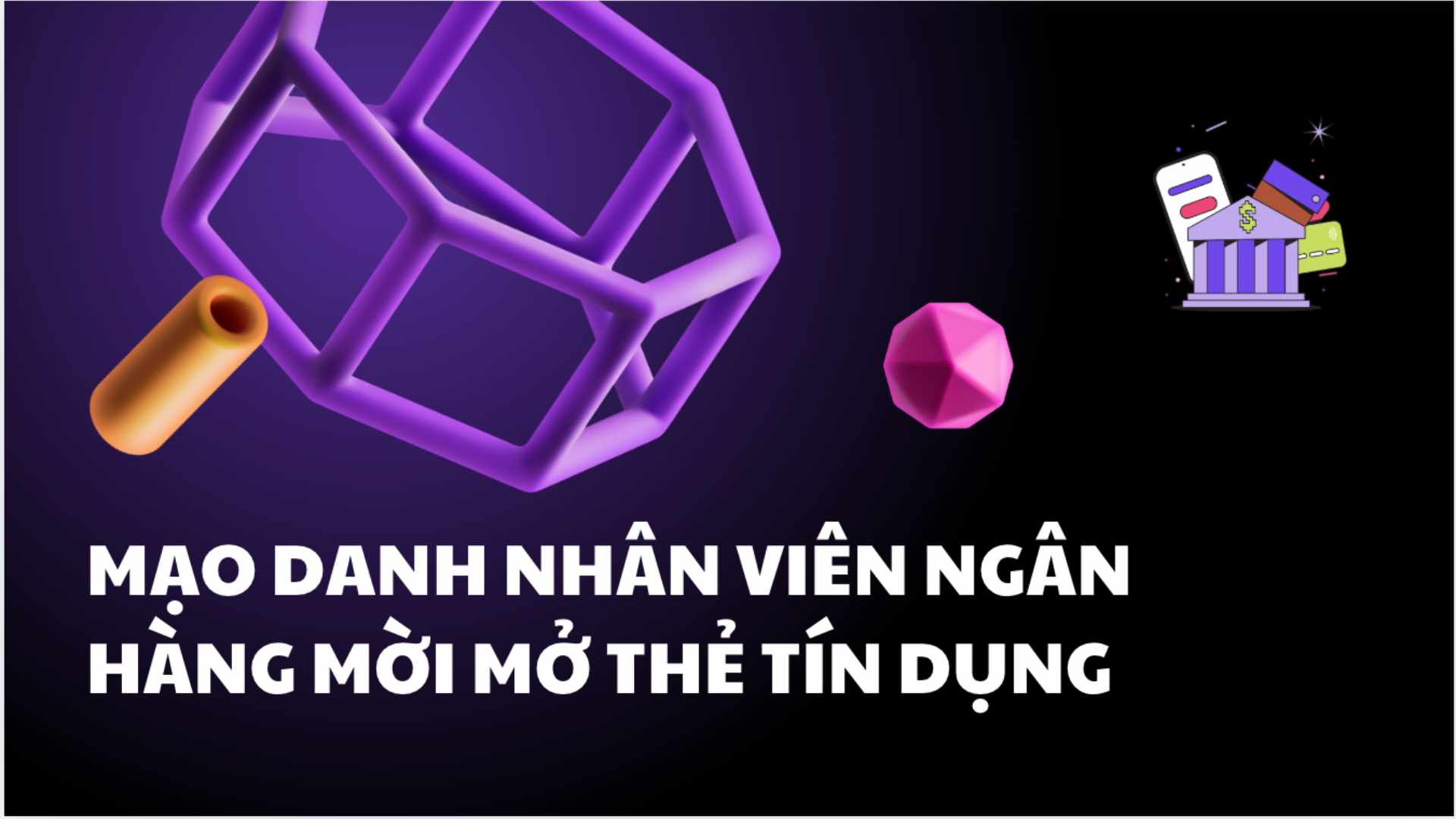 Impersonating bank employees to trick people into opening credit cards. Photo: Thanh Binh.