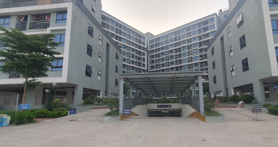 A social housing area in Hanoi. Illustration photo: Bao Han