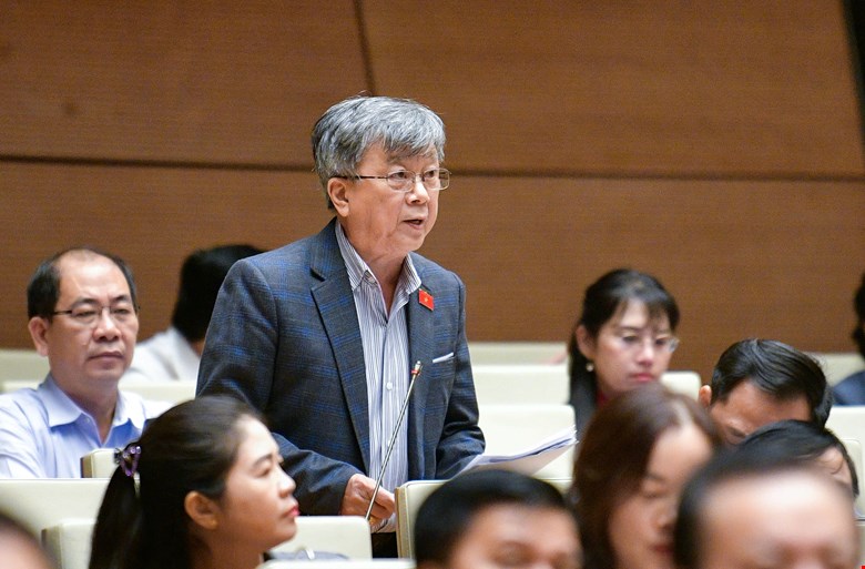 Delegate Truong Trong Nghia (Ho Chi Minh City Delegation) opposed the inclusion of air conditioners in the special consumption tax. Photo: National Assembly