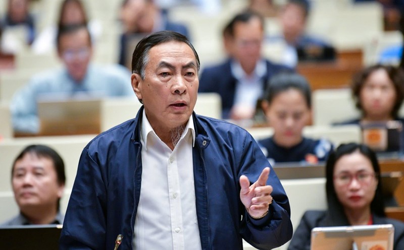 Delegate Pham Van Hoa said that sugar is not at fault to require special consumption tax. Photo: Pham Dong