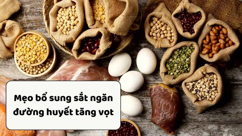 Tips for iron supplementation to prevent blood sugar spikes.