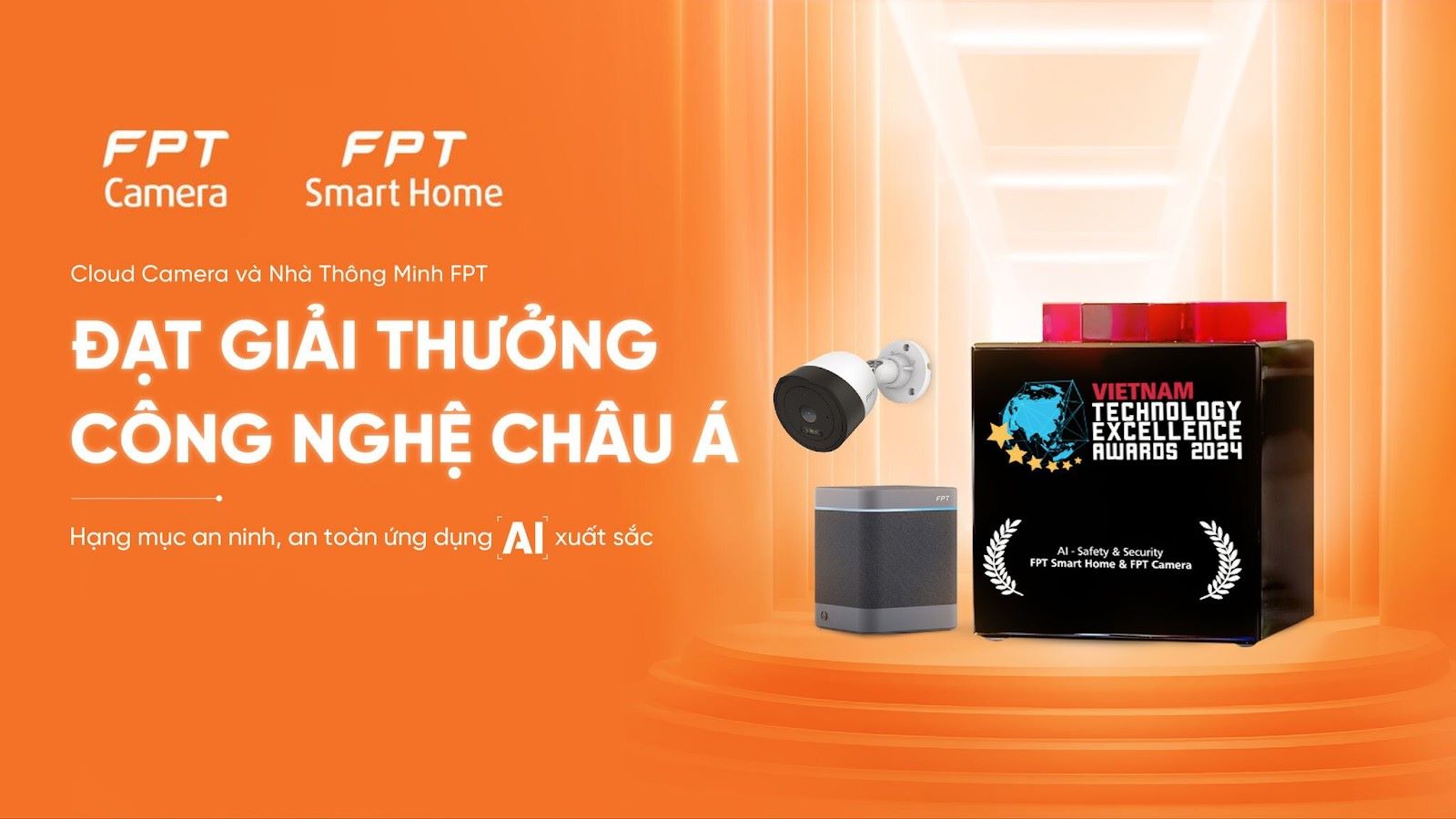 FPT Camera and FPT Smart Home received two prestigious technology awards. Photo: FPT