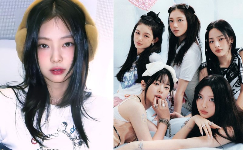 Jennie gives gifts to NewJeans. Photo: Instagram