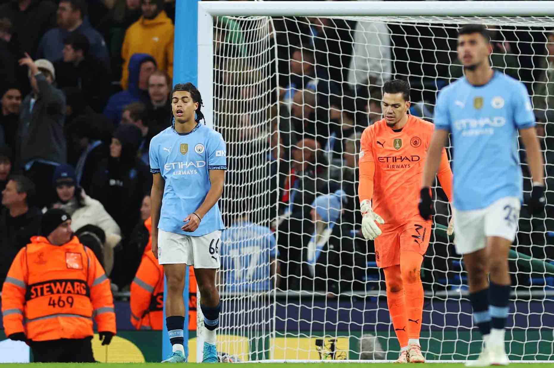 Man City dang o the yeu nhat trong 7 nam qua. Anh: AFP