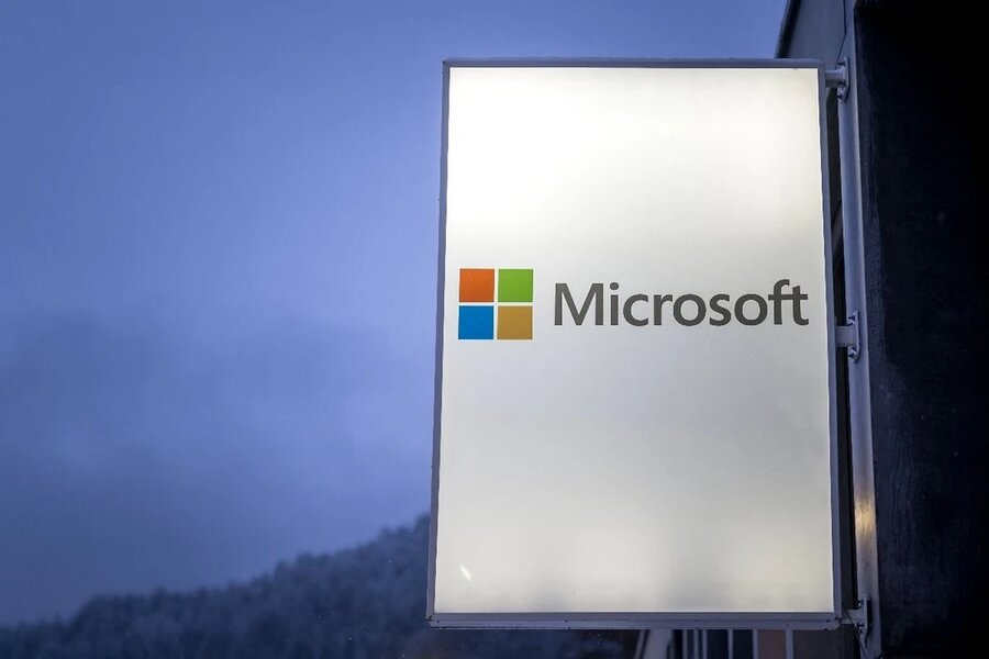 Microsoft la mot nha thau chinh phu hang dau, cung cap hang ti do la phan mem va dich vu dam may cho cac co quan My, bao gom ca Bo Quoc phong. Anh: AFP