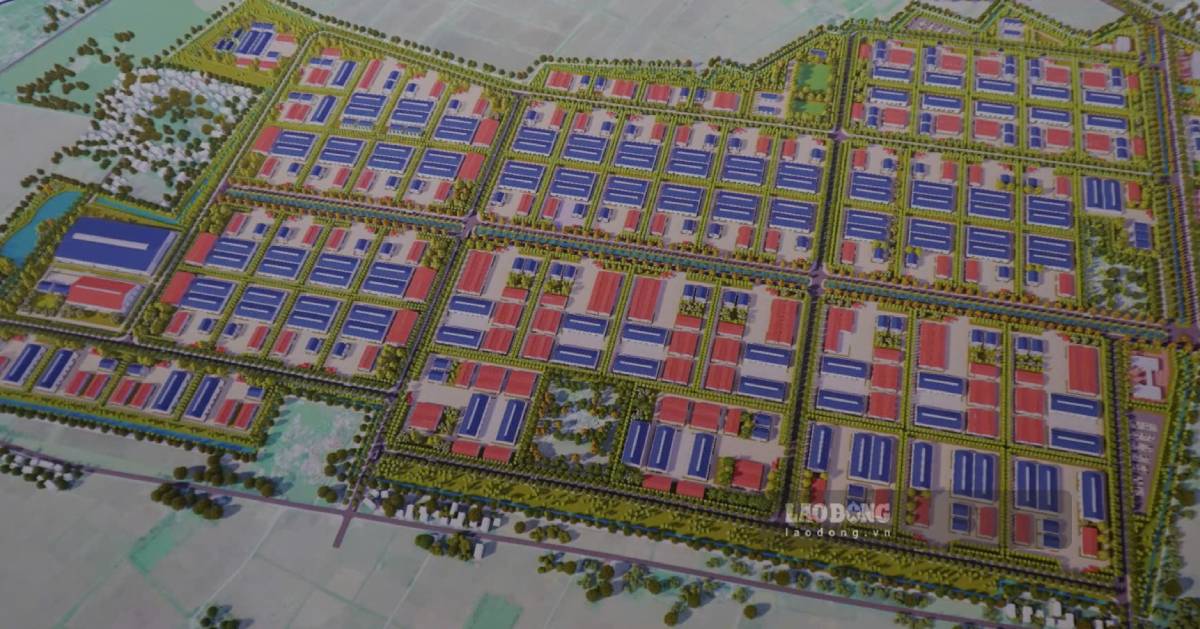 Nam Dinh is about to have a project worth nearly 2,300 billion VND in My Thuan Industrial Park (Nam Dinh City). Illustration photo: Ha Vi