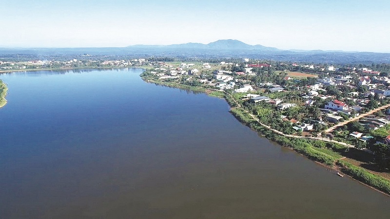A corner of Dak Mil district - the first locality to reach the budget revenue target in Dak Nong province in 2024. Photo: Pham Hoai