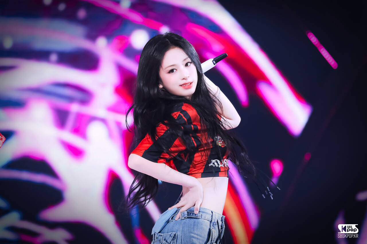 Female idol Ahyeon of Baby Monster group. Photo: Naver