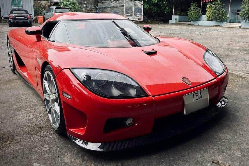 The Koenigsegg CCX supercar has just appeared in Ho Chi Minh City with a license plate from Hai Phong city. Photo: Huy Thang