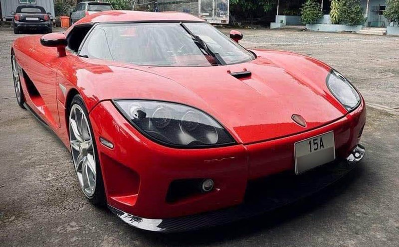 The Koenigsegg CCX supercar has just appeared in Ho Chi Minh City with a license plate from Hai Phong city. Photo: Huy Thang
