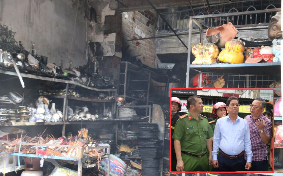 Khanh Hoa Chairman directs investigation into fire that killed 4 people. Photo: Phuong Linh