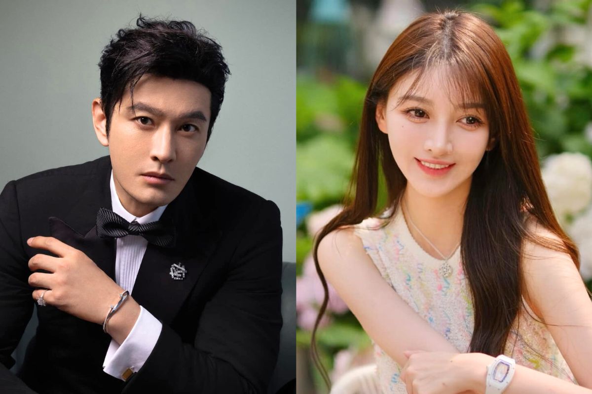 Huang Xiaoming and Ye Ke. Photo: Weibo