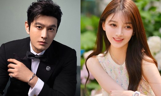 Huỳnh Hiểu Minh và Diệp Kha. Ảnh: Weibo