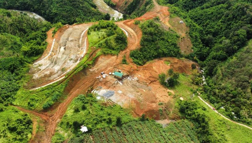 Dao Nghia - Quang Khe Road Project Phase 2. Photo: Le Phuoc