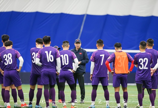 The training trip in Korea more or less helps the Vietnamese team adapt towards the AFF Cup 2024. Photo: VFF