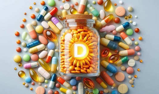 Vitamin D giữ một vị trí quan trọng đối với sức khỏe tổng thể. Ảnh - AI: Ngọc Thùy