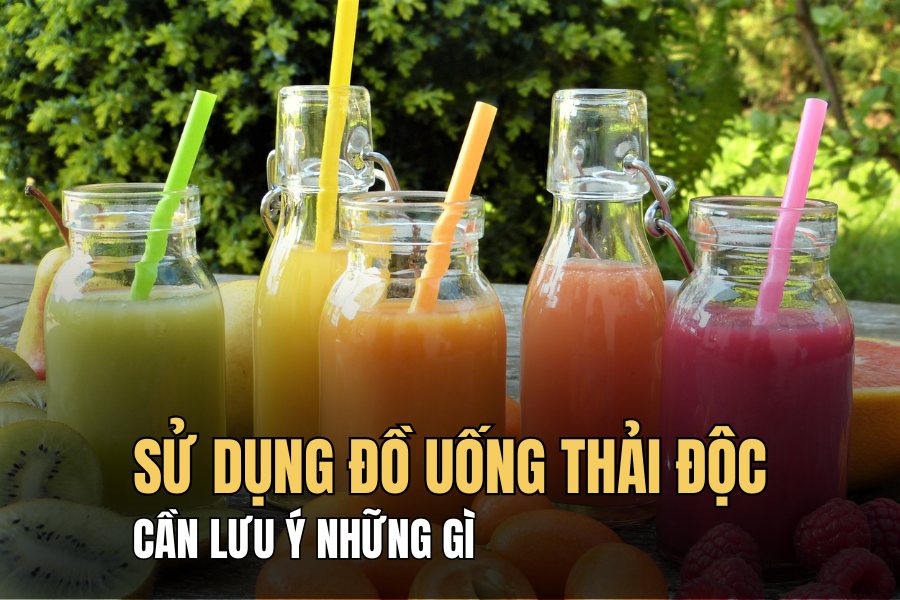 Detox drinks support the body's cleansing process effectively. Graphics: Hoai Lan
