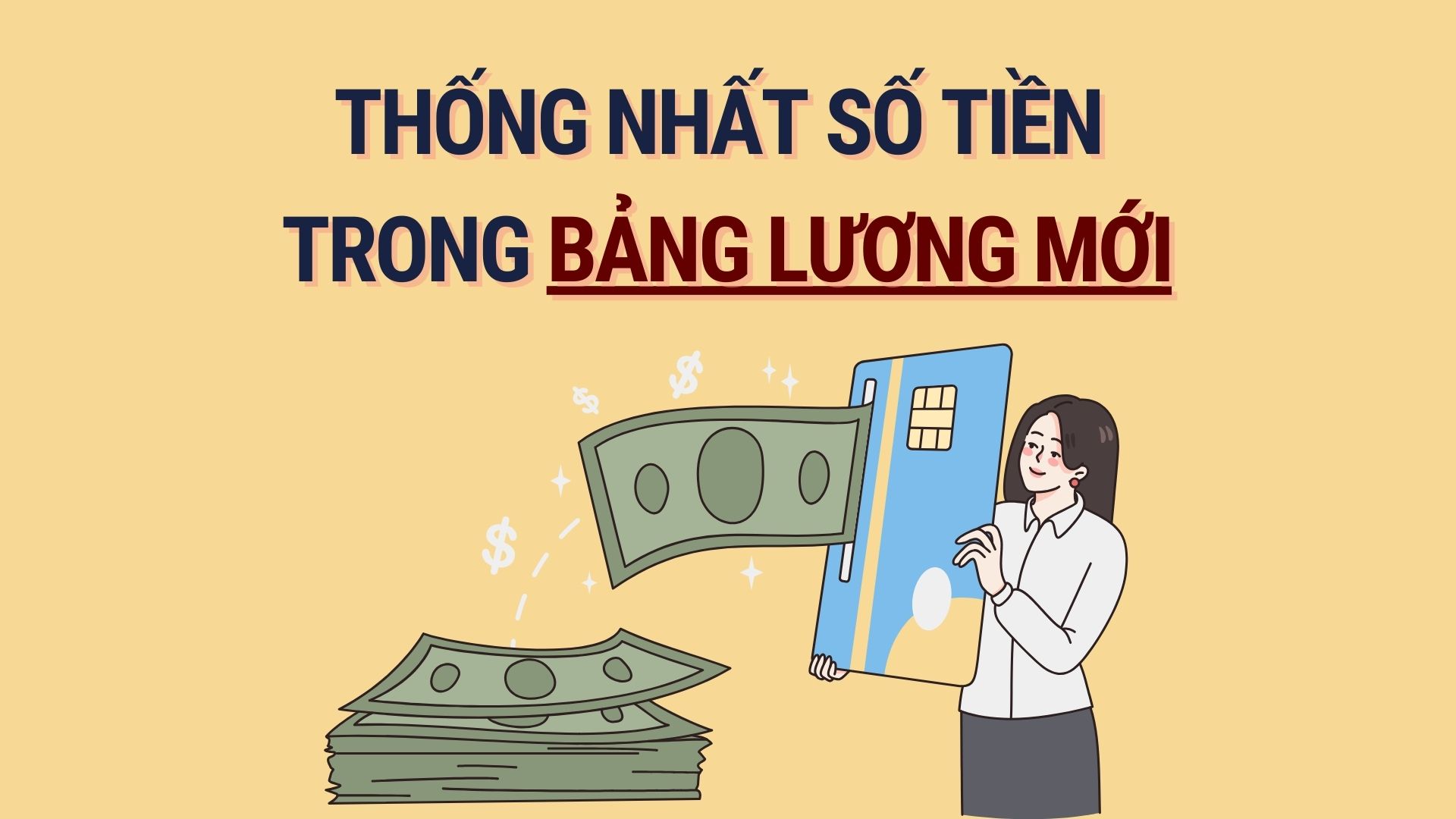 Clearly define the amount of money used in the new payroll. Graphics: Hoang Le