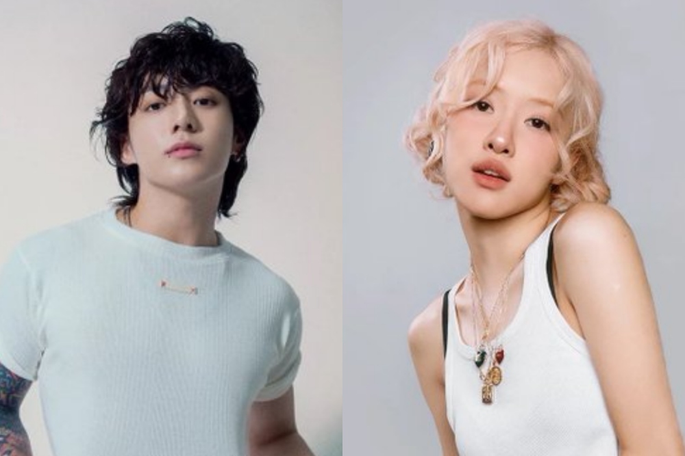 Jungkook and Rose. Photo: Instagram