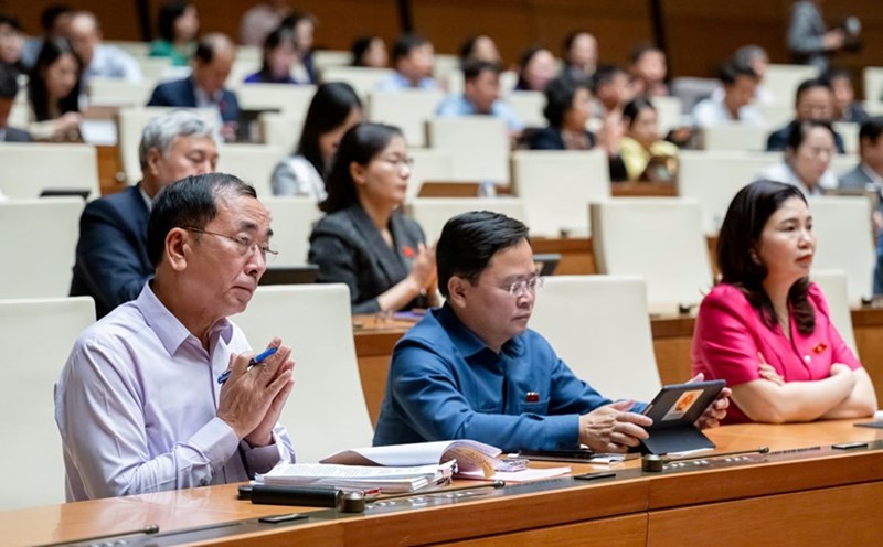 The National Assembly voted to pass the Law on Fire Prevention, Fire Fighting and Rescue. Photo: Pham Thang