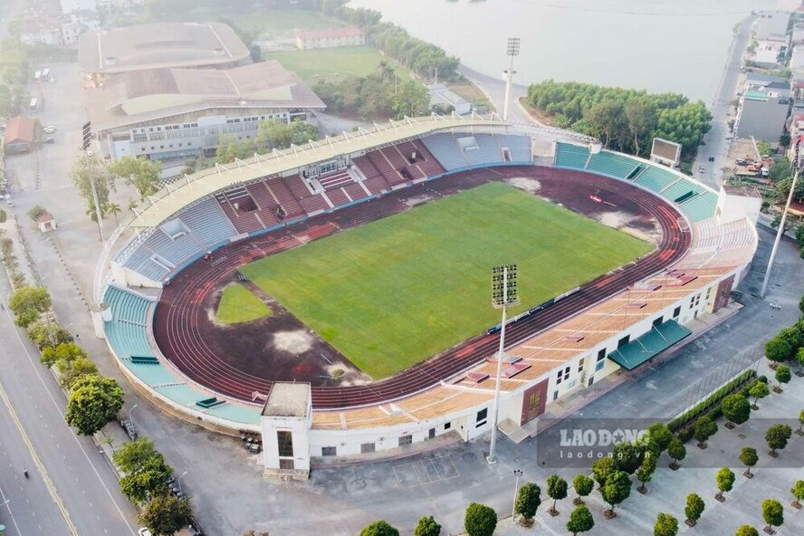Viet Tri Stadium will be the venue for the Vietnamese team to compete in the group stage of the AFF Cup 2024. Photo: To Cong