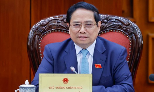 Thủ tướng Chính phủ Phạm Minh Chính nhấn mạnh việc sắp xếp, tinh gọn bộ máy của Chính phủ có phạm vi tác động rộng. Ảnh: VGP