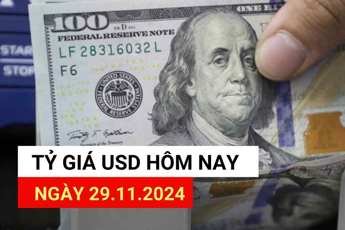 USD exchange rate today 11/29/2024.