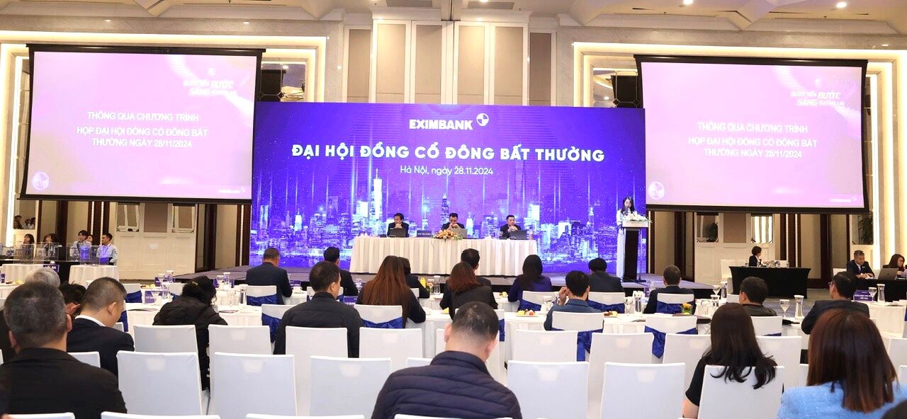 Eximbank to chuc dai hoi dong co dong bat thuong nam 2024. Anh: Eximban.