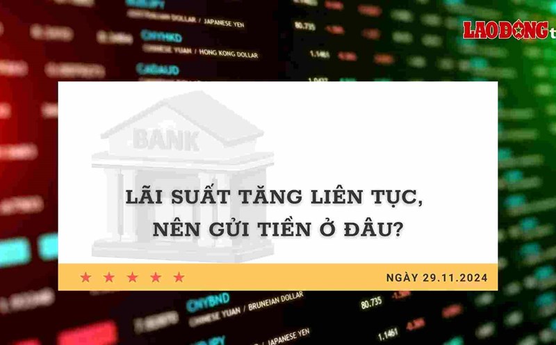 Interest Rates 11/29: Interest rates continue to increase, where should I deposit money?