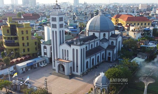 Nhà thờ Khoái Đồng (TP Nam Định). Ảnh: Lương Hà