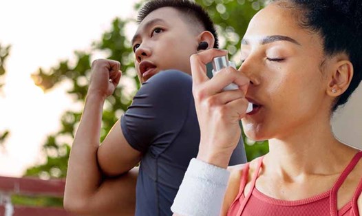 Người bị hen suyễn nên tập thể dục thế nào cho an toàn. Đồ hoạ: Thuỳ Dương