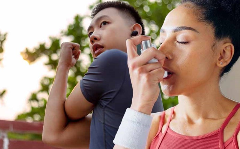 How should people with asthma exercise safely? Graphics: Thuy Duong