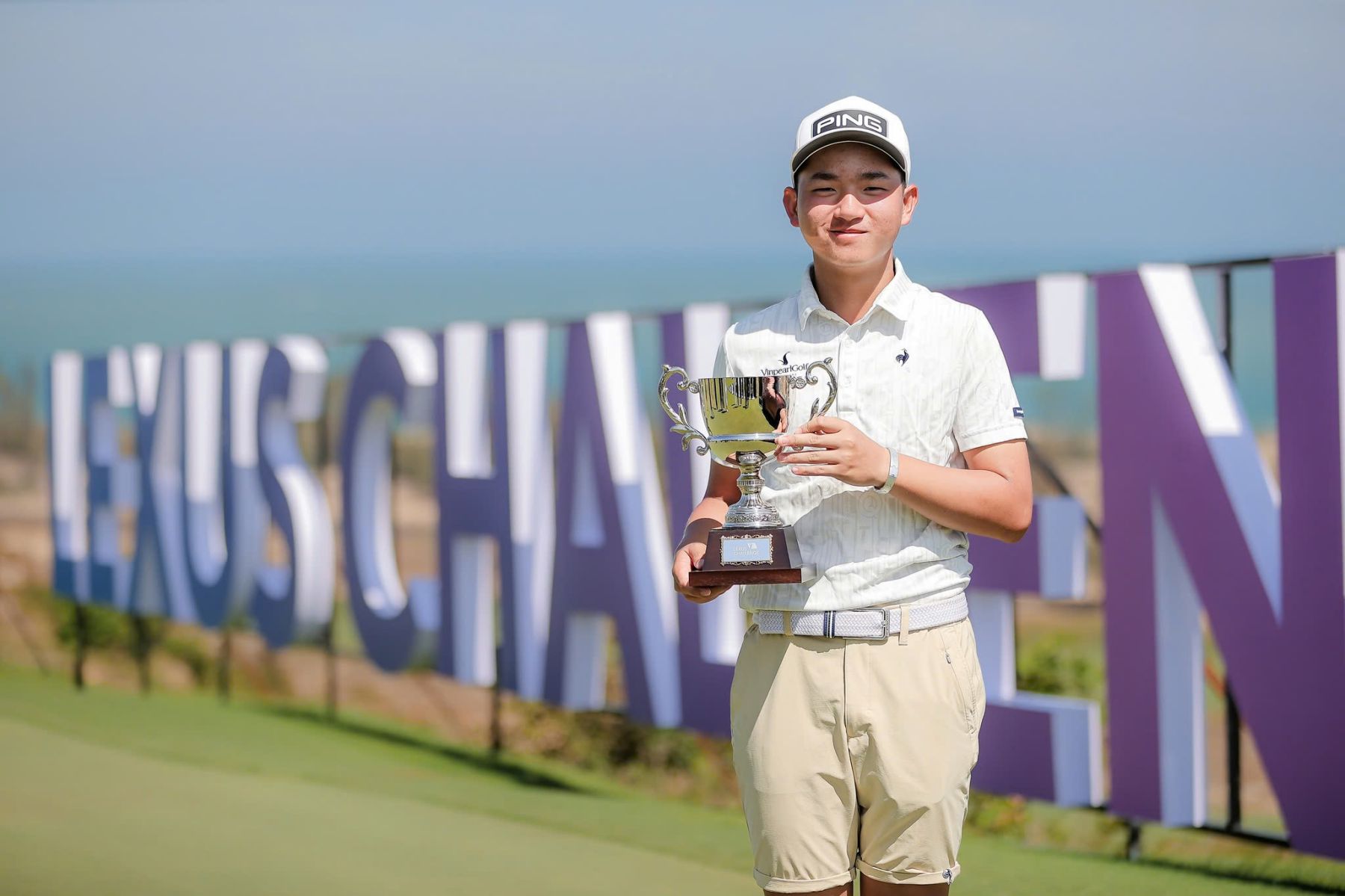 Golfer Nguyen Anh Minh. Photo: VGA