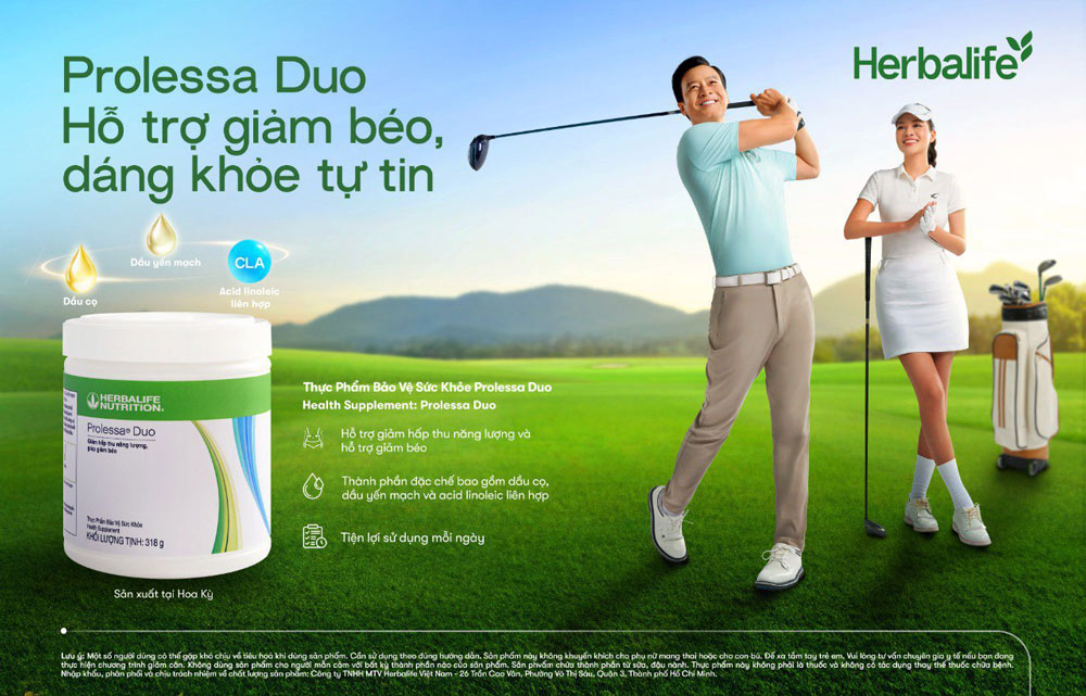 Herbalife Vietnam launches health food product Prolessa Duo to help consumers manage weight, reduce energy absorption and lose weight. Photo: Provided by the company