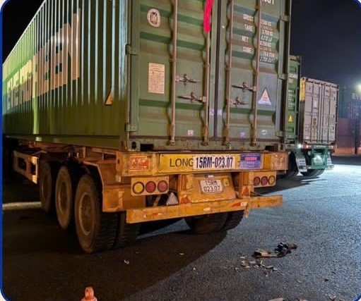 Accident scene. Photo: Hai Phong Traffic Safety Committee