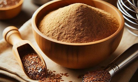 Hạt lanh là nguồn cung cấp omega-3 tốt cho cơ thể. Ảnh - AI: Ngọc Thùy