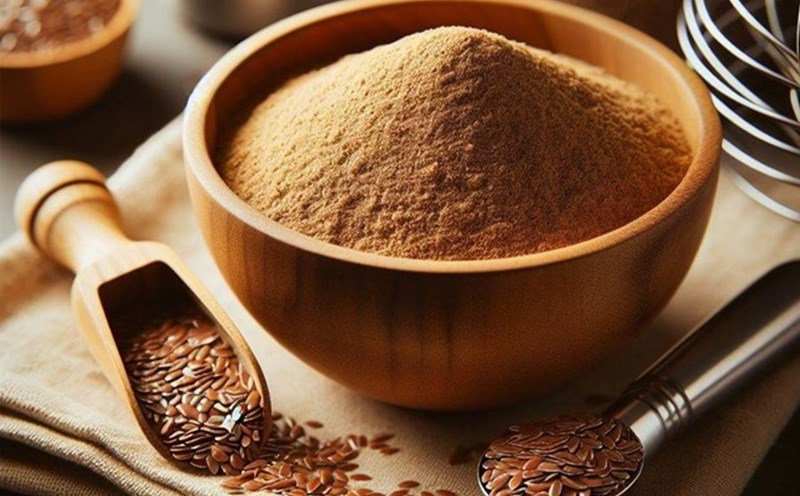 Flaxseed is a good source of omega-3 for the body. Photo - AI: Ngoc Thuy