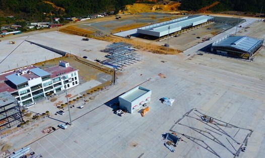 Dự án Công viên Logistics Viettel tại Lạng Sơn đang trong giai đoạn nước rút, chuẩn bị khai trương và đưa vào hoạt động. Ảnh: Khánh Linh