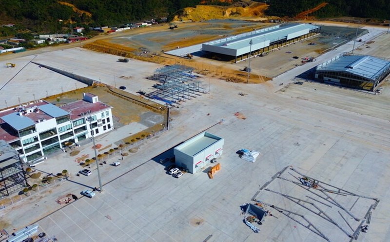 The Viettel Logistics Park project in Lang Son is in the final stages, preparing to open and put into operation. Photo: Khanh Linh