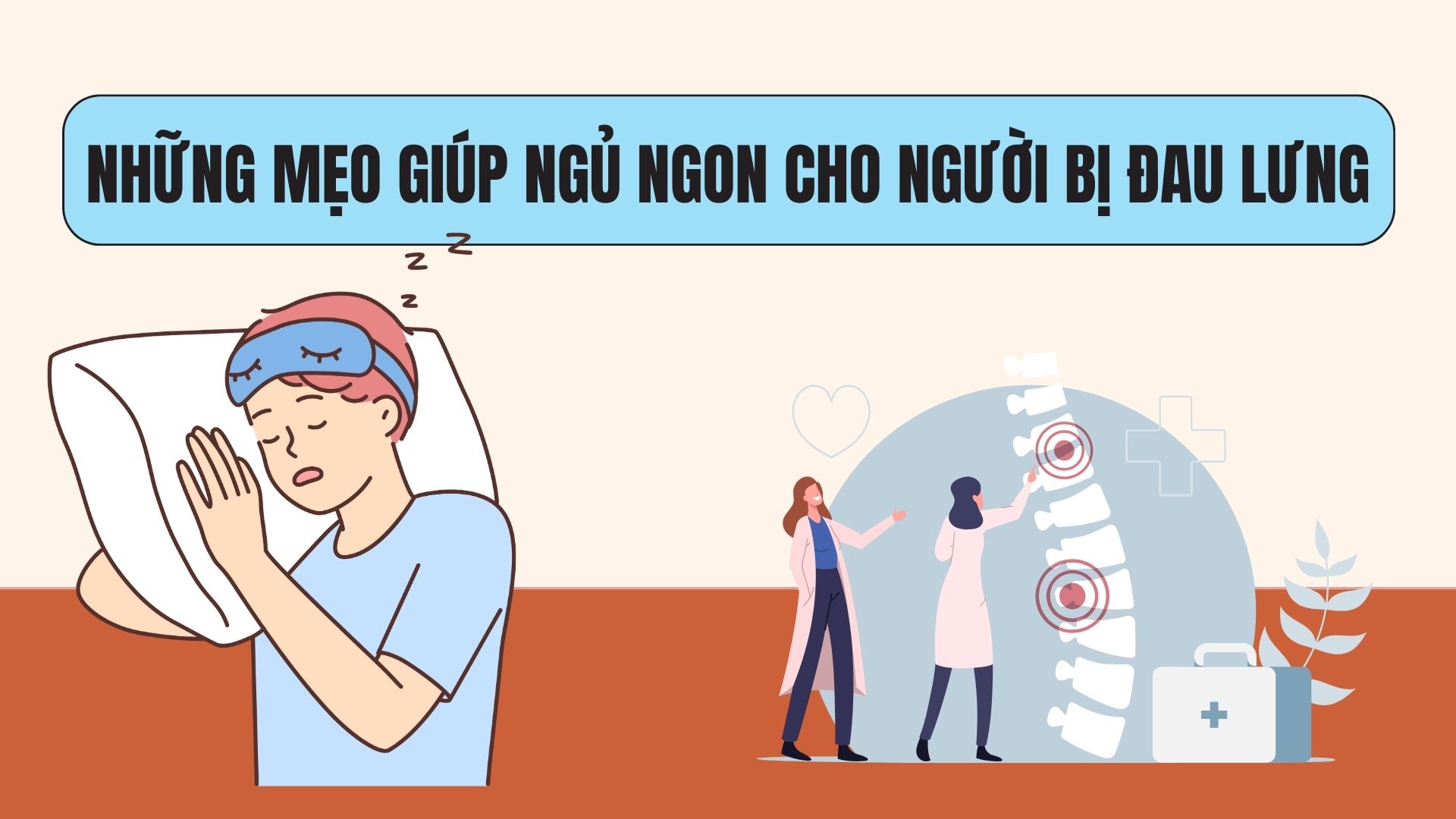 Tips for good sleep for people with back pain