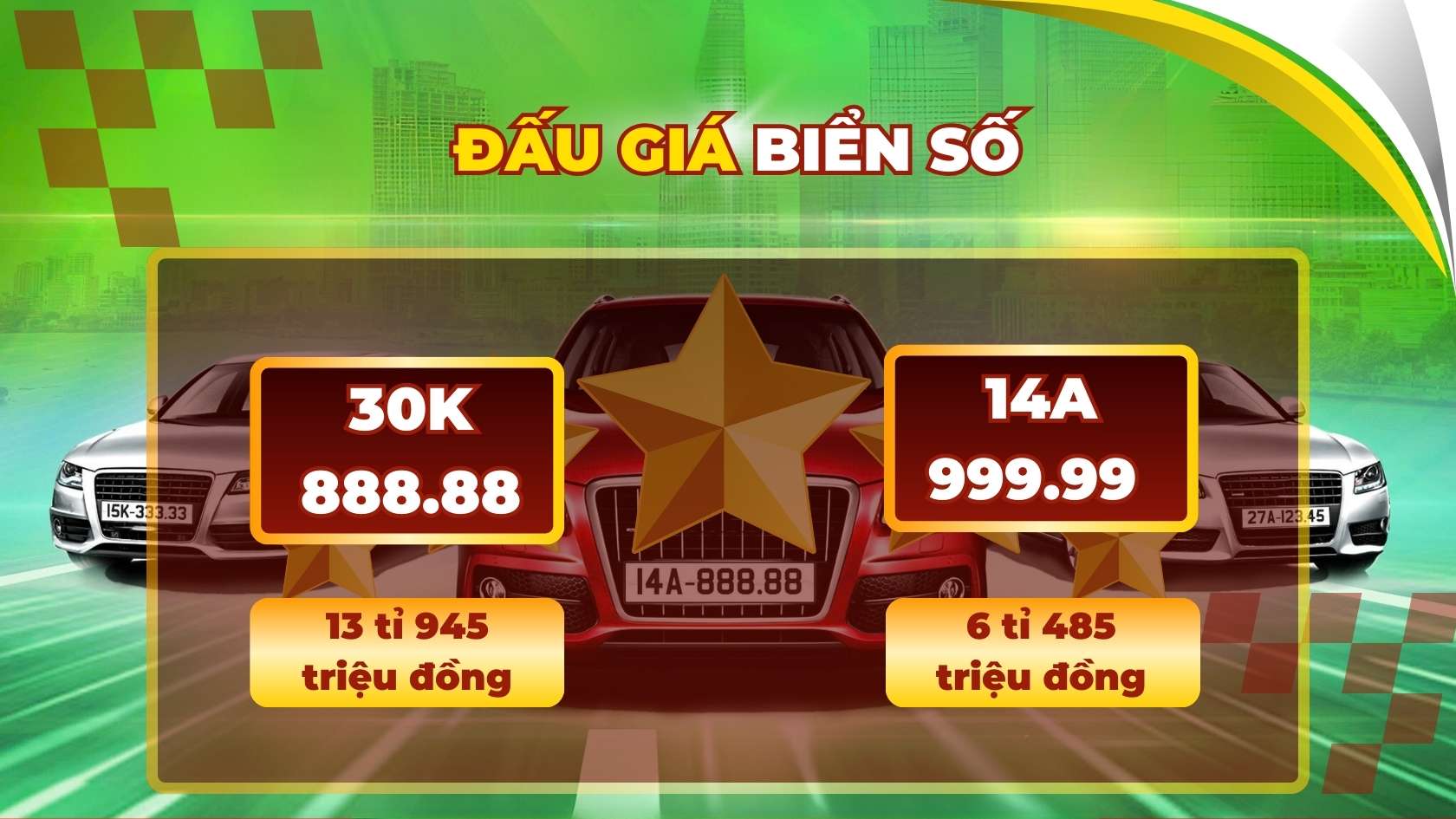 There was a license plate that exceeded the 13 billion mark in the auction on November 29