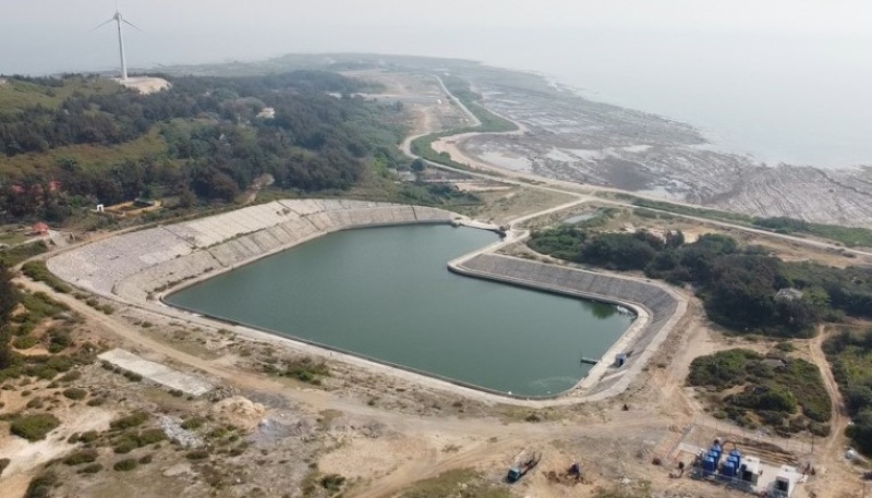 Clean water supply station on Bach Long Vi island. Photo: Hai Phong Water Supply