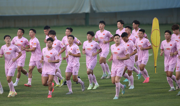 The Vietnam team will not play friendly matches during FIFA Days in November. Photo: Minh Dan