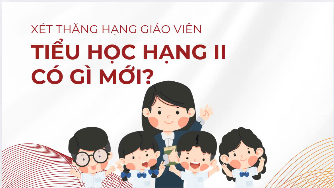 What's new in the promotion of primary school teachers level II?