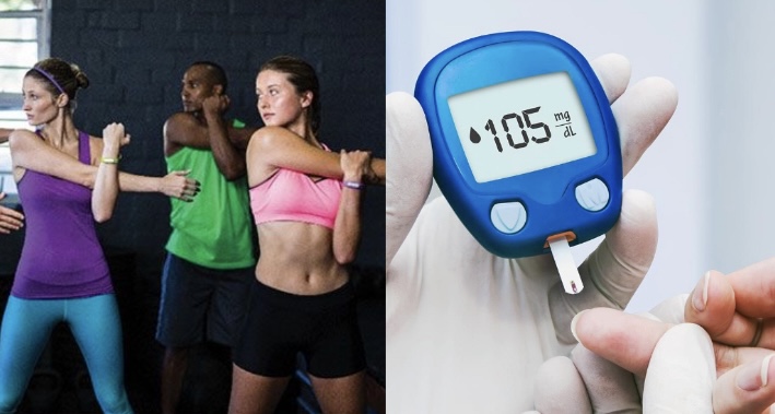 Control blood sugar with mood-boosting exercises. Graphics: Huong Giang