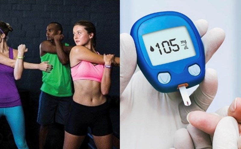 Control blood sugar with mood-boosting exercises. Graphics: Huong Giang