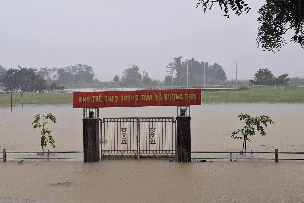 Flooding in Huong Thuy commune, Huong Khe district, Ha Tinh province in late September. Photo: Tran Tuan.